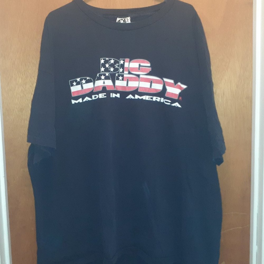 Big Daddy Made In America Oversized Tee Shirt Size 4XL 2 Sided Tee